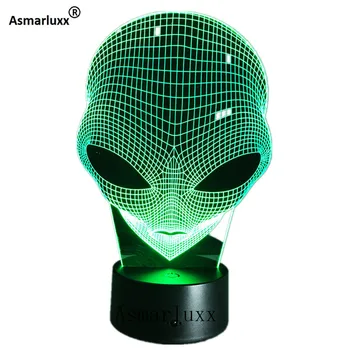 Remote Alien Head 3D Hologram Illusion Unique Lamp Acrylic Night Light With Touch Switch Luminaria Lava Lamp Changing Decor Gift
Remote Alien Head 3D Hologram Illusion Unique Lamp Acrylic Night Light With Touch Switch Luminaria Lava Lamp Changing Decor Gift