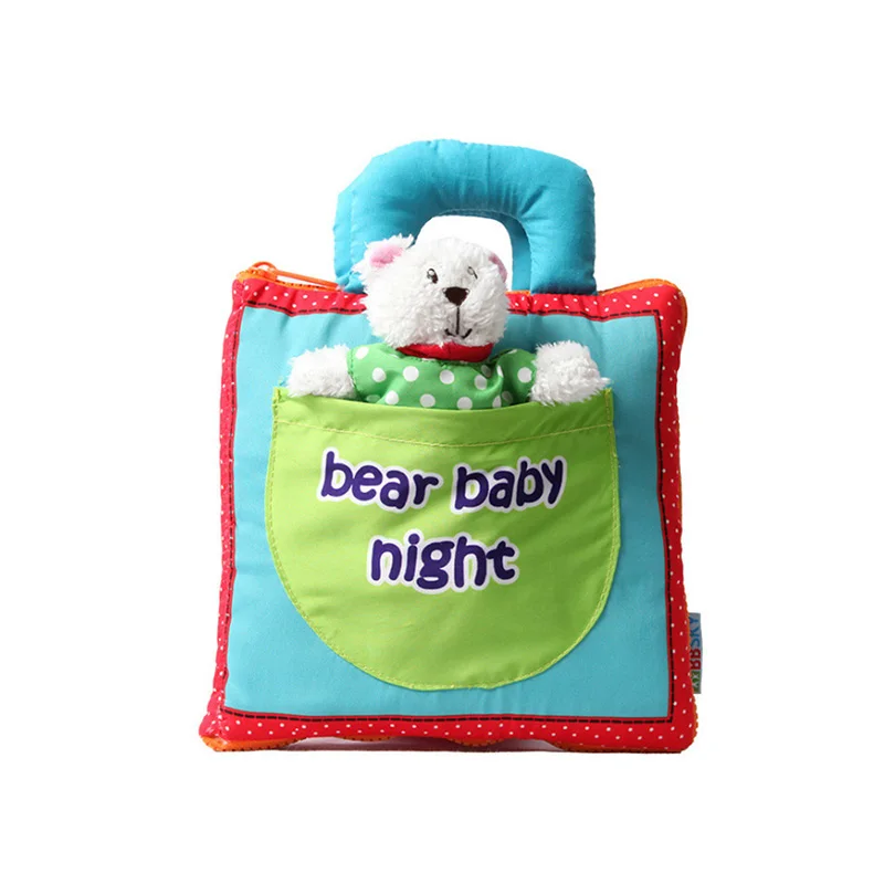 Infant Baby Development Toys First Cloth Book Cute Bear Doll A Happy Day Soft Portable Newborn Early Educational Parent Child
Infant Baby Development Toys First Cloth Book Cute Bear Doll A Happy Day Soft Portable Newborn Early Educational Parent Child