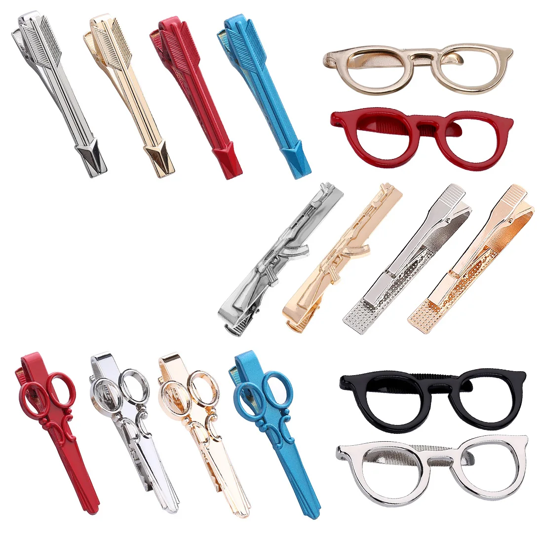 Hot Bar for Mens Suit Necktie Clasp Clip Wedding Neck Tie Clips 4 Styles Tie Clips Business Brand Glasses Scissor Arrow Tie
Hot Bar for Mens Suit Necktie Clasp Clip Wedding Neck Tie Clips 4 Styles Tie Clips Business Brand Glasses Scissor Arrow Tie