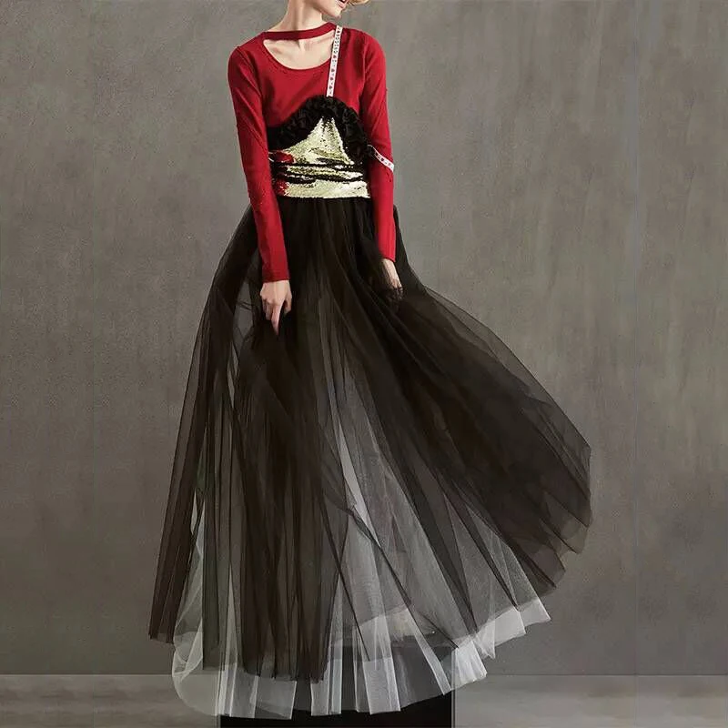 Fashion Tulle Two-tone Pleated Women Skirt Saia Faldas Trandy Custom Made Free Colorful Rainbow Long Skirts Formal Maxi Saias
Fashion Tulle Two-tone Pleated Women Skirt Saia Faldas Trandy Custom Made Free Colorful Rainbow Long Skirts Formal Maxi Saias