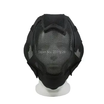 Tactical Paintball Mask Full Face Breathable Metal Steel Net Mesh Combat Mask Protective Prop For Fencing Swordplay Wargame
Tactical Paintball Mask Full Face Breathable Metal Steel Net Mesh Combat Mask Protective Prop For Fencing Swordplay Wargame