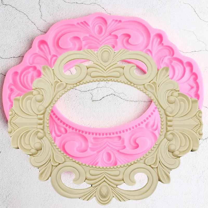 Large Size Frame Cake Border Silicone Molds DIY Party Fondant Cake Decorating Tools Cake Baking Candy Chocolate Gumpaste Moulds
Large Size Frame Cake Border Silicone Molds DIY Party Fondant Cake Decorating Tools Cake Baking Candy Chocolate Gumpaste Moulds