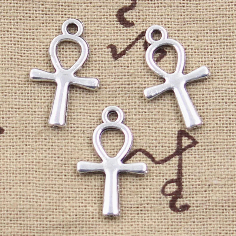 40pcs Charms cross egyptian ankh life symbol 21x13mm Antique Silver Plated Pendants Making DIY Handmade Tibetan Silver Jewelry
40pcs Charms cross egyptian ankh life symbol 21x13mm Antique Silver Plated Pendants Making DIY Handmade Tibetan Silver Jewelry
