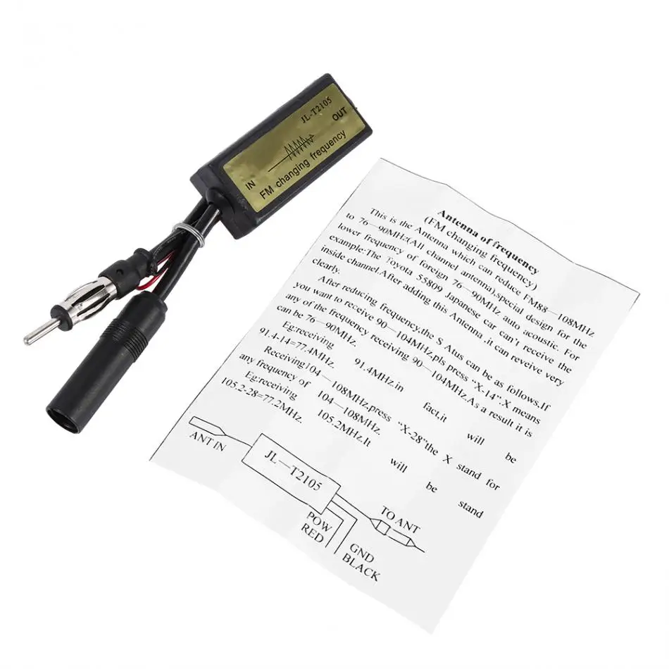 Car Frequency Antenna Radio FM Band Expander For Japanese Autos Converter Antenna
Car Frequency Antenna Radio FM Band Expander For Japanese Autos Converter Antenna