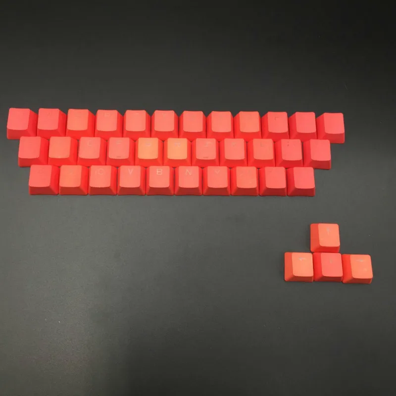 Clearance 37pcs/pack PBT key caps dip-dye keycaps red gradient dual color translucent personality key cap
Clearance 37pcs/pack PBT key caps dip-dye keycaps red gradient dual color translucent personality key cap