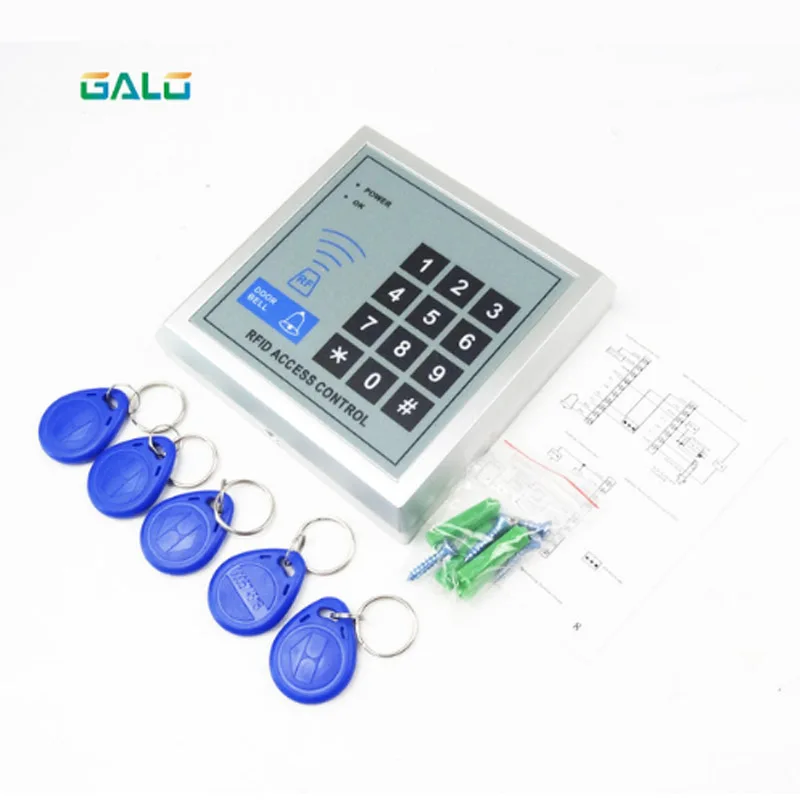 Security RFID Proximity Entry Door Lock Access Control System +5 Keyfobs with English user manual | Безопасность и защита
