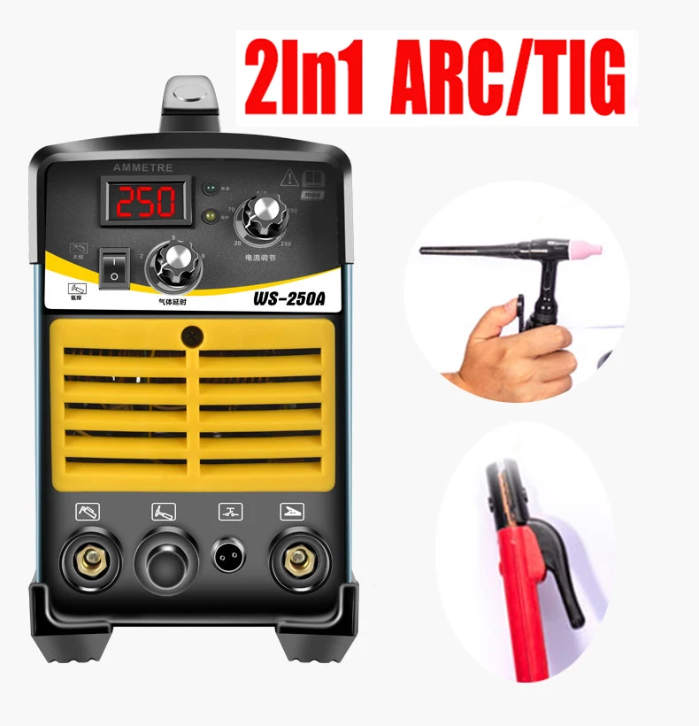2In1 ARC/TIG IGBT Inverter Arc Electric Welding Machine 220V 250A MMA Welders for Welding Working Electric Working Power Tools
2In1 ARC/TIG IGBT Inverter Arc Electric Welding Machine 220V 250A MMA Welders for Welding Working Electric Working Power Tools