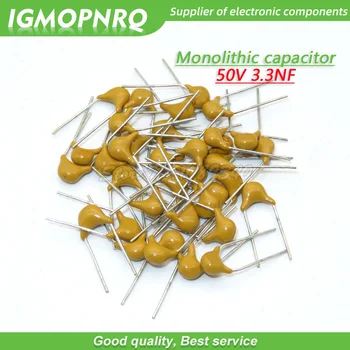 200PCS/lot 3.3NF 3300PF 10% 5.08MM 332 50V 3300P MLCC multilayer monolithic ceramic capacitor size:0805 
200PCS/lot 3.3NF 3300PF 10% 5.08MM 332 50V 3300P MLCC multilayer monolithic ceramic capacitor size:0805