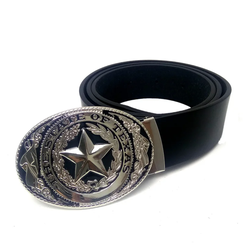 Mens fashion belt Western cowboy belt With State of Texas flag logo Big buckle metal Black Pu leather belts for jeans
Mens fashion belt Western cowboy belt With State of Texas flag logo Big buckle metal Black Pu leather belts for jeans