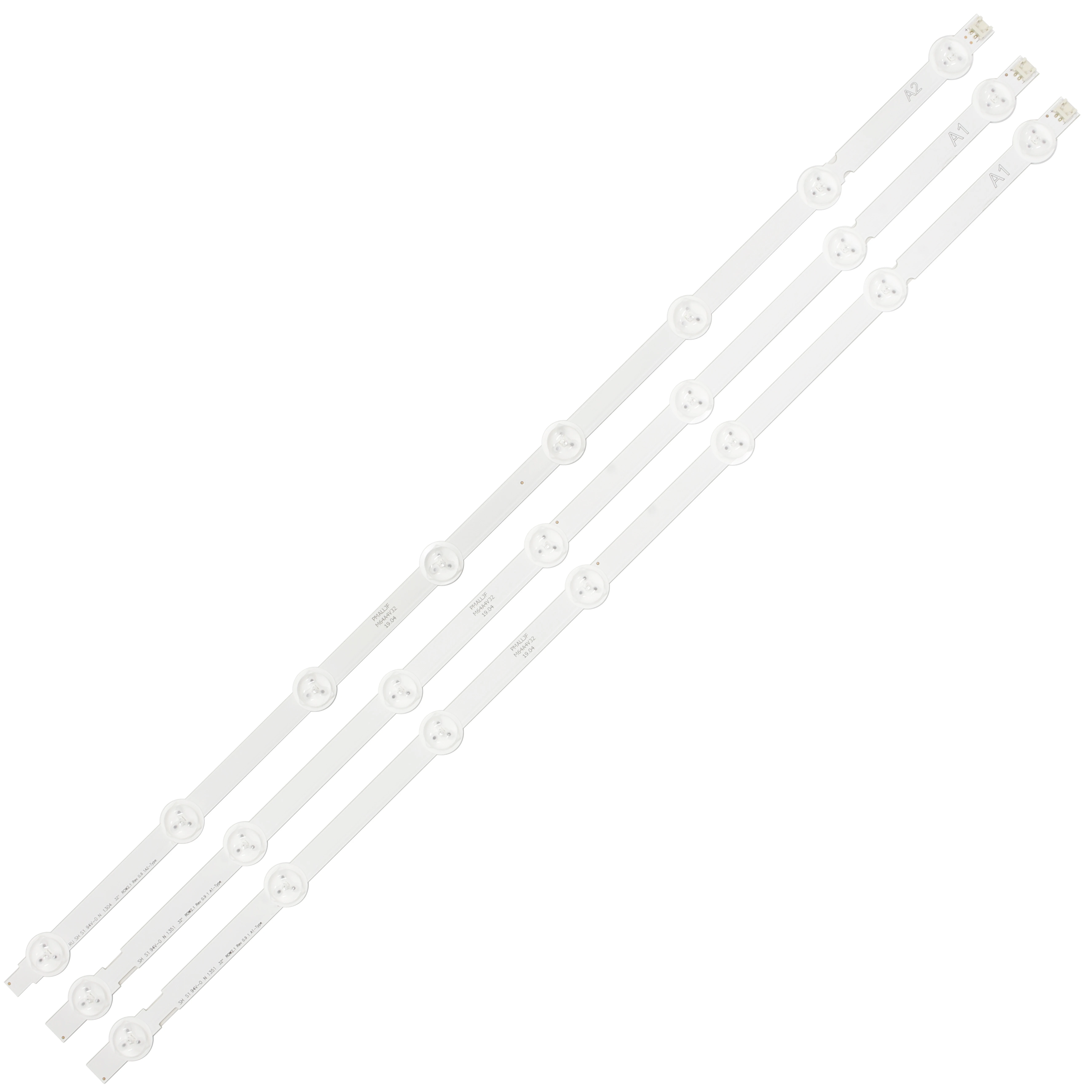 630mm A1 A2 LED Backlight Strips for LG 32" TV 6916L-1440A 6916L-1439A 32LN540U-ZA 32LA621V LC320DUE-SFR1 LC320DXE-SFR1 32LN5400
630mm A1 A2 LED Backlight Strips for LG 32" TV 6916L-1440A 6916L-1439A 32LN540U-ZA 32LA621V LC320DUE-SFR1 LC320DXE-SFR1 32LN5400