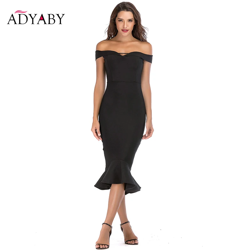 Evening Party Mermaid Dress Women 2019 Summer New Fashion Elegant Off Shoulder Dresses Ladies Black Red Pink Bandage Midi Dress
Evening Party Mermaid Dress Women 2019 Summer New Fashion Elegant Off Shoulder Dresses Ladies Black Red Pink Bandage Midi Dress