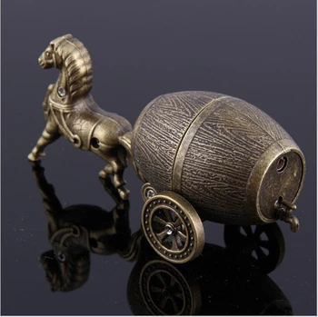 Creative Mini Horse Carriage Fire Refillable Cigarette Lighter Butane Gas Ornaments Lighter Home Decoration Good For Gift
Creative Mini Horse Carriage Fire Refillable Cigarette Lighter Butane Gas Ornaments Lighter Home Decoration Good For Gift