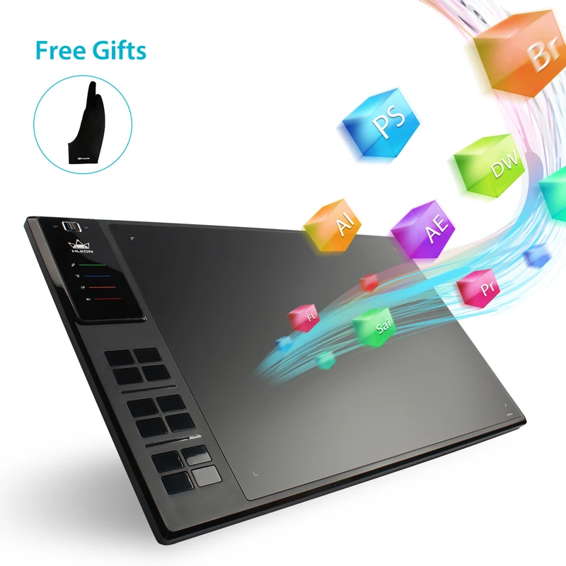 HUION Giano WH1409 Wireless Graphics Tablet 8192 Pressure Sensitivity Digital Drawing Tablet with Express Keys and USB Receiver
HUION Giano WH1409 Wireless Graphics Tablet 8192 Pressure Sensitivity Digital Drawing Tablet with Express Keys and USB Receiver