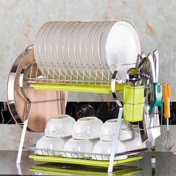 2 LAYER Kitchen Dish Cup Drying Rack Drainer Dryer Tray Cutlery Stainless Steel Bowl Holder Organizer Sink Rack
2 LAYER Kitchen Dish Cup Drying Rack Drainer Dryer Tray Cutlery Stainless Steel Bowl Holder Organizer Sink Rack