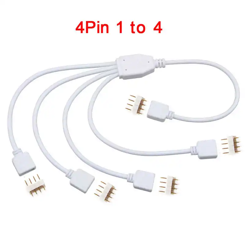 3 контактный 4 5 Pin RGB светодиодный удлинитель соединительный кабель с разъемом