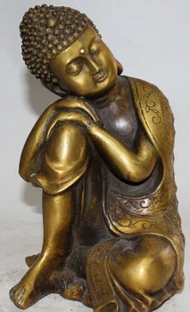 Fast shipping 10" Tibet Tibetan Buddhism Bronze Sleep Rest Sakyamuni Shakyamuni Buddha Statue
Fast shipping 10" Tibet Tibetan Buddhism Bronze Sleep Rest Sakyamuni Shakyamuni Buddha Statue