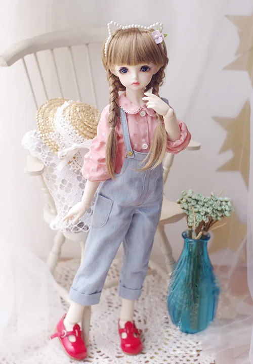Парики для куклы BJD имитация молочного чайного коричневого мохера 1/3 1/4 1/6 1/8 DD S