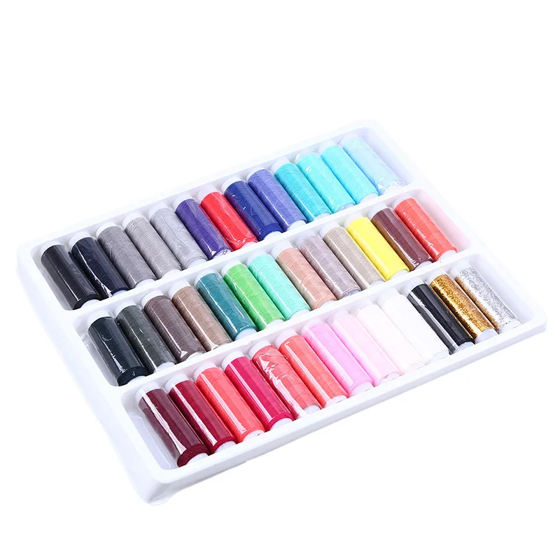 39 Colors Sewing Spools Polyester Sewing Threads Colorful Thread Sewing Supplies Thread Machine Tools filo per cucire
39 Colors Sewing Spools Polyester Sewing Threads Colorful Thread Sewing Supplies Thread Machine Tools filo per cucire
