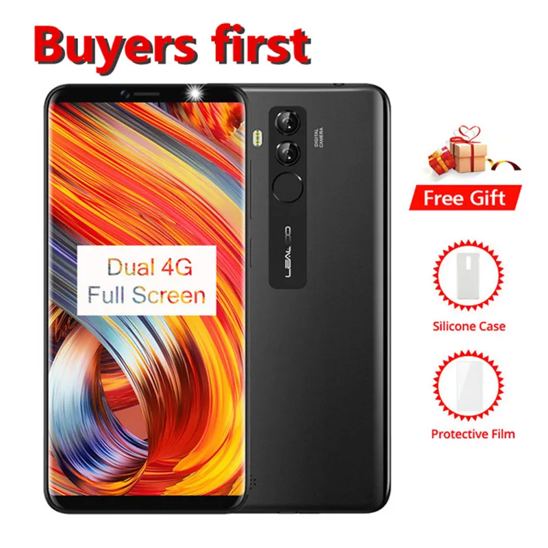 

original Leagoo M9 Pro 18:9 5.72" 4G Smartphone Android 8.1 MT6739V Quad Core 2GB RAM 16GB ROM 13MP Face ID 3000mAh Mobile Phone