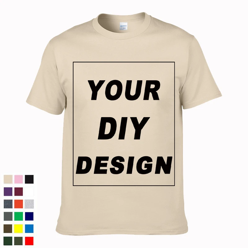 2019 Customized Men's T Shirt Print Your Own Design DIY High Quality Cotton T-Shirt For Men Plus Size no glue print XS-3XL #04
2019 Customized Men's T Shirt Print Your Own Design DIY High Quality Cotton T-Shirt For Men Plus Size no glue print XS-3XL #04