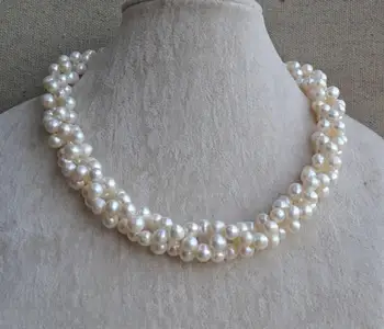 New Arriver Natural Pearl Necklace,White Color Ral Freshwater Pearl Necklace,7-8mm Twisted Pearl Jewelry,Handmade Jewelry
New Arriver Natural Pearl Necklace,White Color Ral Freshwater Pearl Necklace,7-8mm Twisted Pearl Jewelry,Handmade Jewelry