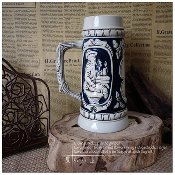 2016 New Arrival Ceramic German Beer Mug Smoking Bag For The Elderly Hand Painted Mugs Embossed Pattern Home Bar Decoration
2016 New Arrival Ceramic German Beer Mug Smoking Bag For The Elderly Hand Painted Mugs Embossed Pattern Home Bar Decoration