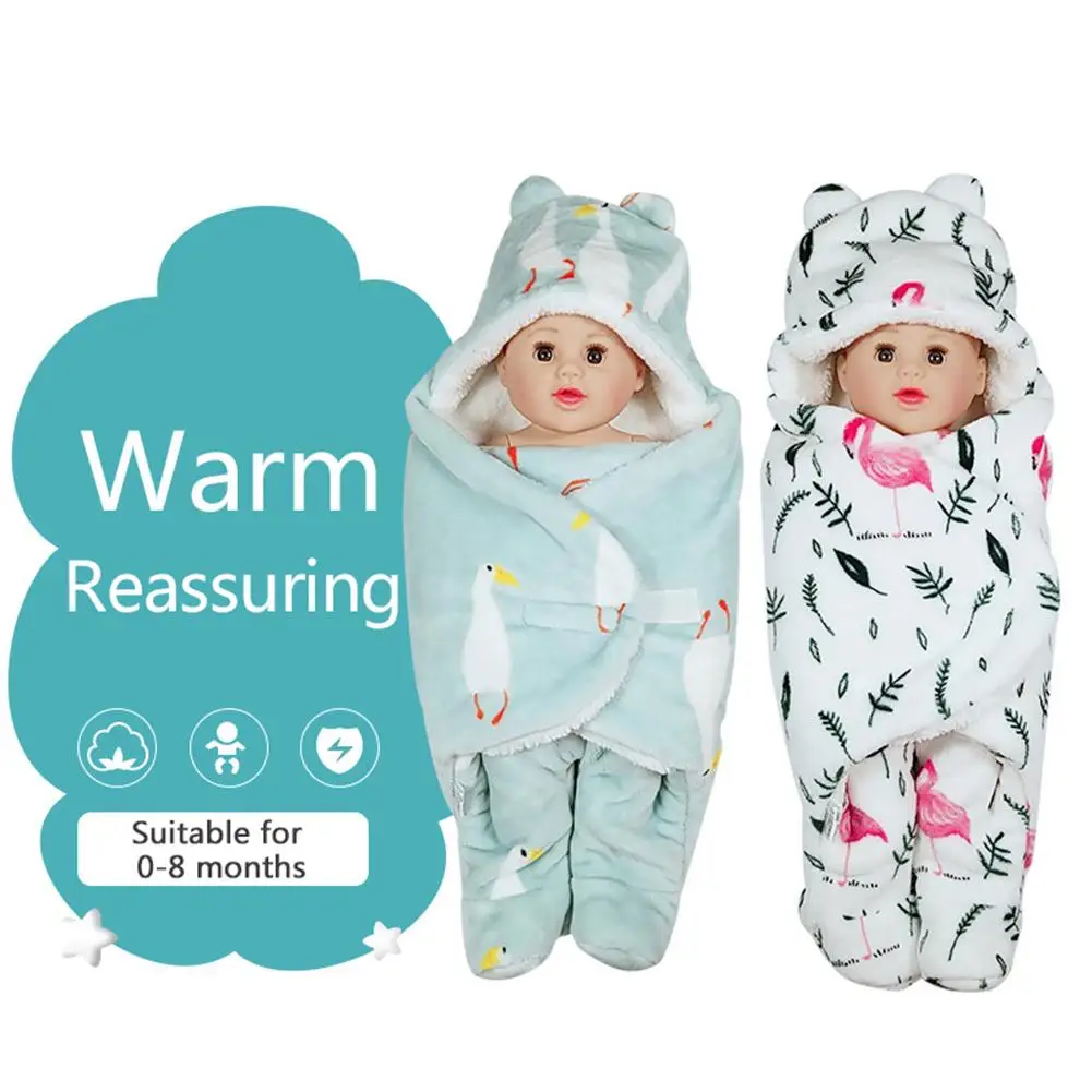 Baby Sleeping Bag Flannel Autumn And Winter Thickened Baby Separated Legs Swaddle Blanket Newborn Baby Supplies
Baby Sleeping Bag Flannel Autumn And Winter Thickened Baby Separated Legs Swaddle Blanket Newborn Baby Supplies