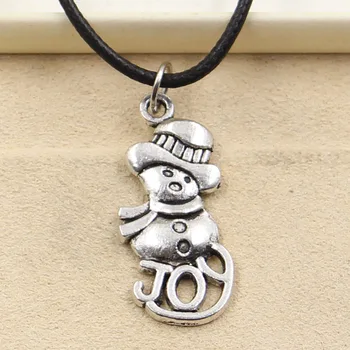 New Fashion Tibetan Snowman Joy Christmas Pendant Necklace Choker Charm Black Leather Cord Factory Price Handmade Jewelry
New Fashion Tibetan Snowman Joy Christmas Pendant Necklace Choker Charm Black Leather Cord Factory Price Handmade Jewelry