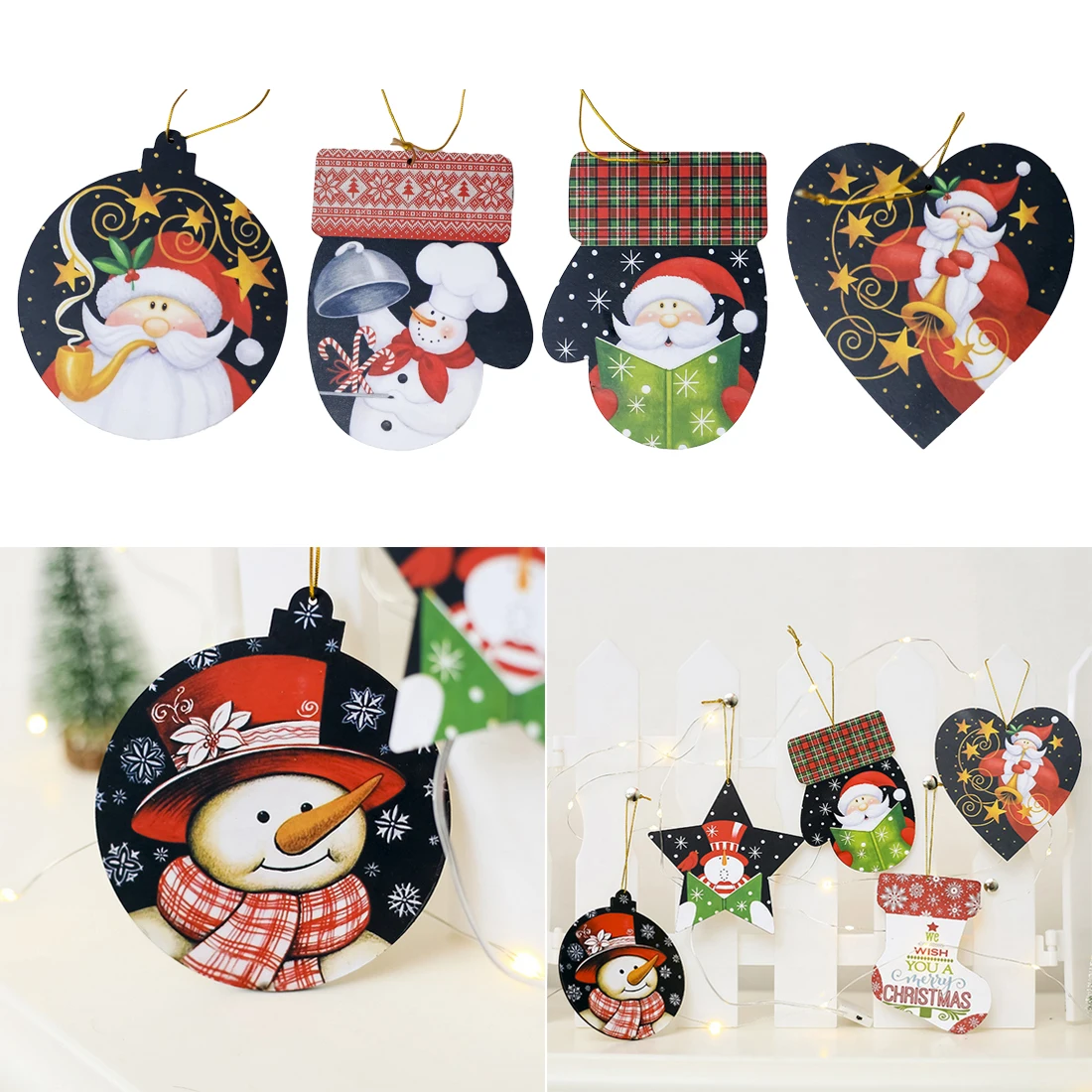 Wooden Pendant Ornament Christmas Tree Decoration DIY Wooden Crafts Children's Gifts Home Christmas Party Decorations
Wooden Pendant Ornament Christmas Tree Decoration DIY Wooden Crafts Children's Gifts Home Christmas Party Decorations