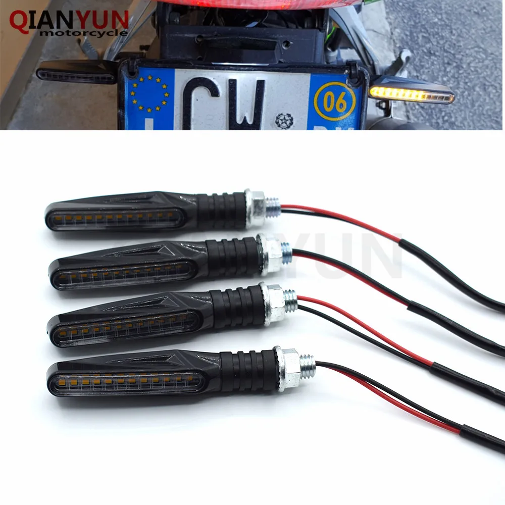 Universal Motorcycle LED Flexible Turn Signal Indicator Amber Light For Kawasaki Ninja 300R 300 EX300 250 250R EX250 2008-2014
Universal Motorcycle LED Flexible Turn Signal Indicator Amber Light For Kawasaki Ninja 300R 300 EX300 250 250R EX250 2008-2014