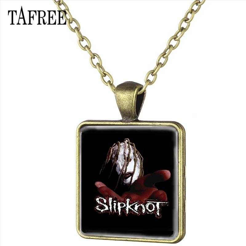 TAFREE Music Band Slipknot Square Pendants Necklaces New Fashion Handcrafted Choker Necklace Statement Fans Souvenir Jewlry SL78
TAFREE Music Band Slipknot Square Pendants Necklaces New Fashion Handcrafted Choker Necklace Statement Fans Souvenir Jewlry SL78