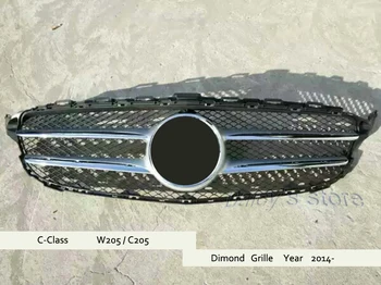 Front Grille center dimond grill for Mercedes-Benz W205 New C-class 2014-2018 C180L C200 C260 C300 C350 C400
Front Grille center dimond grill for Mercedes-Benz W205 New C-class 2014-2018 C180L C200 C260 C300 C350 C400