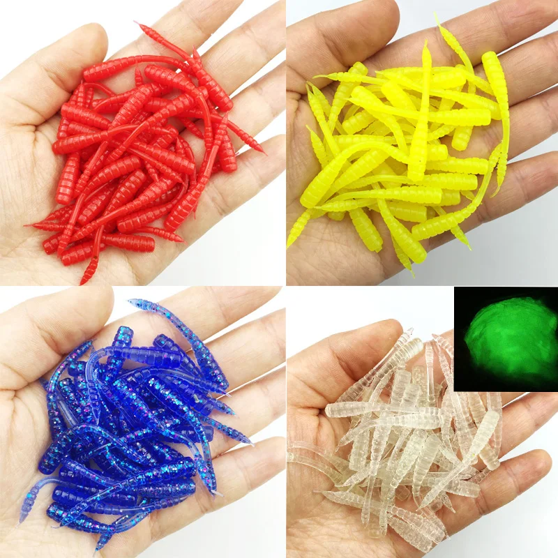 60pcs 4.5cm/0.43g Esfishing Worm Fishing Bait Soft lure Fishing lure Isca Artificial Tackle Fishing Fish Pesca
60pcs 4.5cm/0.43g Esfishing Worm Fishing Bait Soft lure Fishing lure Isca Artificial Tackle Fishing Fish Pesca