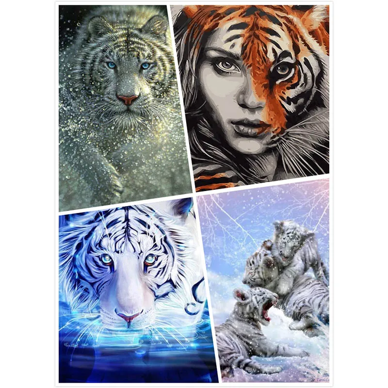 NEW 5D DIY Diamond Painting "Tiger Series" Diamond Embroidery Cross Stitch Needlework Gift Full Rhinestone Home Decoration
NEW 5D DIY Diamond Painting "Tiger Series" Diamond Embroidery Cross Stitch Needlework Gift Full Rhinestone Home Decoration