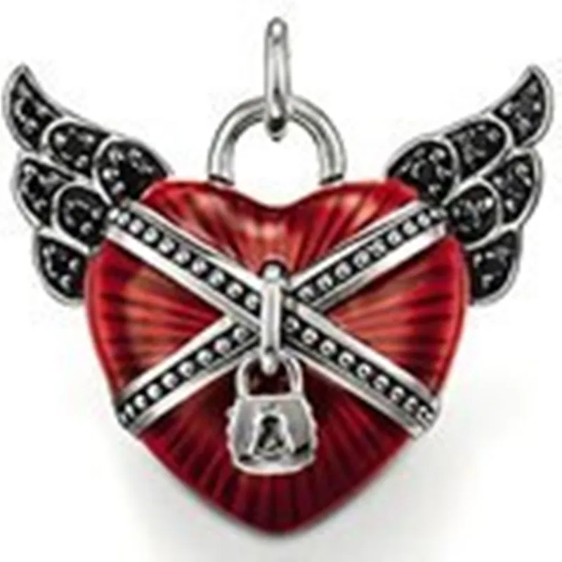 Silver Plated Heart with Black Zirconia Wings & Lock Pendants Fit Necklaces Chains, Most Fashion Pendant Jewelry for Women Men
Silver Plated Heart with Black Zirconia Wings & Lock Pendants Fit Necklaces Chains, Most Fashion Pendant Jewelry for Women Men