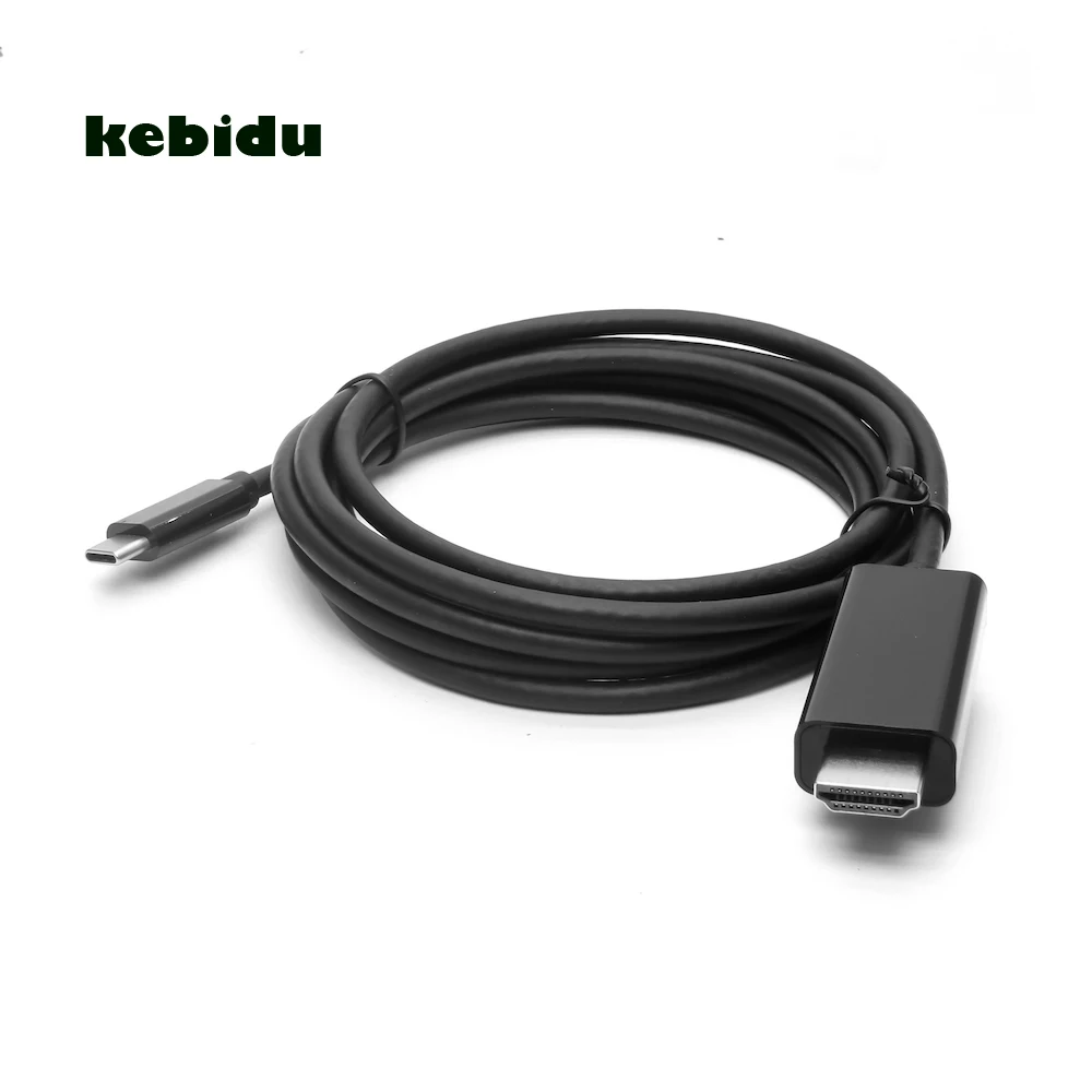 kebidu USB 3.1 Type C Male (Thunderbolt 3 Compatible) To HDMI Male 30Hz 4K Cable For The MacBook Pro
kebidu USB 3.1 Type C Male (Thunderbolt 3 Compatible) To HDMI Male 30Hz 4K Cable For The MacBook Pro