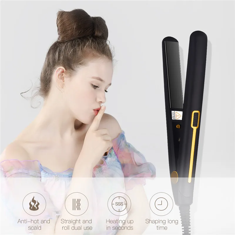 Flat Straightening Iron Ceramic Professional Hair Straightener Curler Wet Dry Curling Wand Thermostatic Coating Styling Tools
Flat Straightening Iron Ceramic Professional Hair Straightener Curler Wet Dry Curling Wand Thermostatic Coating Styling Tools