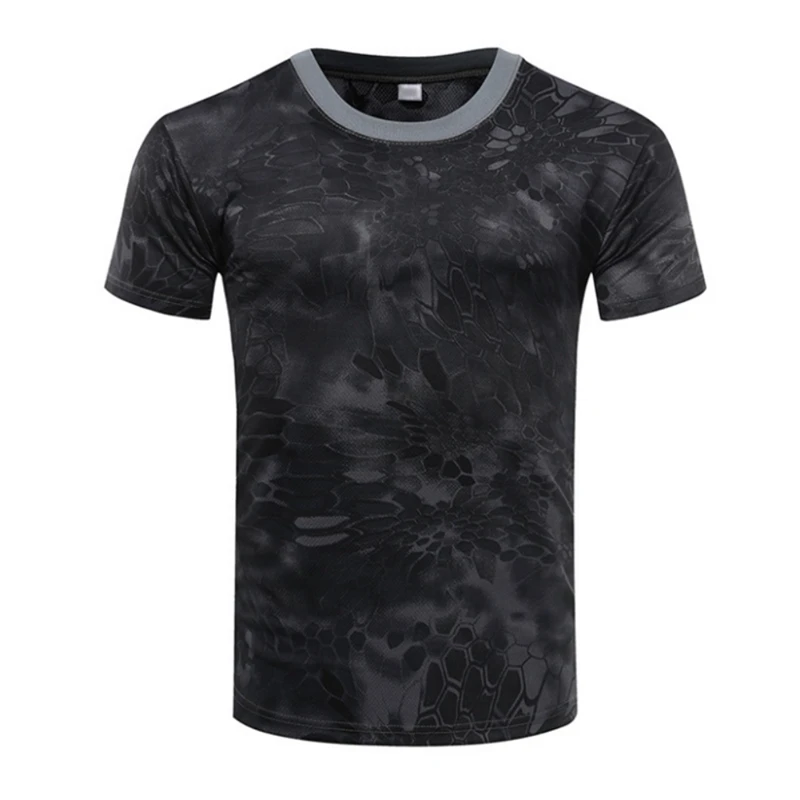 Spring and summer quick-drying camouflage running short-sleeved military training suit T-shirt short sleeve
Spring and summer quick-drying camouflage running short-sleeved military training suit T-shirt short sleeve