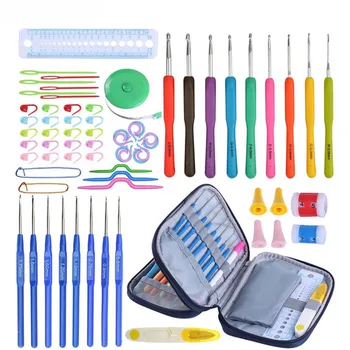68pcs Crochet Hooks Set Yarn Knitting Needles Hook Set Weave Tool Gauge Scissors Stitch Holders Sewing Accessories Kit with Case
68pcs Crochet Hooks Set Yarn Knitting Needles Hook Set Weave Tool Gauge Scissors Stitch Holders Sewing Accessories Kit with Case
