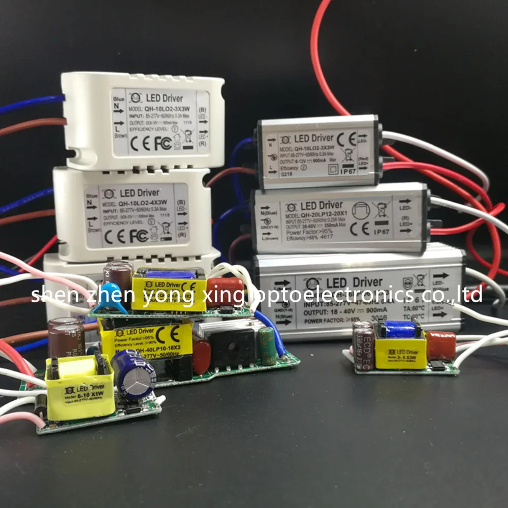 LED Driver Power Supply 1W 3W 5W 10W 20W 30W 36W 50W 100W 300mA 600mA 1 3 5 10 30 50 100 W Watt Lighting Transformers Waterproof
LED Driver Power Supply 1W 3W 5W 10W 20W 30W 36W 50W 100W 300mA 600mA 1 3 5 10 30 50 100 W Watt Lighting Transformers Waterproof