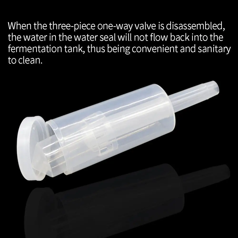 1PC Beer Durable Cylinder Fermentor Airlock One Way Exhaust Water Sealed Check Valve For Wine Fermentation Beer Making Brewing
1PC Beer Durable Cylinder Fermentor Airlock One Way Exhaust Water Sealed Check Valve For Wine Fermentation Beer Making Brewing