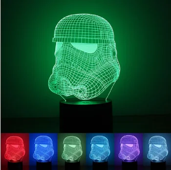 Creative 3D illusion LED Night Lamp Samurai Gradient Vision Stereo LED night lamp 7 Colors Changing Led Light Home Decor lamp
Creative 3D illusion LED Night Lamp Samurai Gradient Vision Stereo LED night lamp 7 Colors Changing Led Light Home Decor lamp