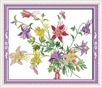 Flowers bloom Printing pattern Cross Stitch Kits Chinese Embroidery Needlework DMC Counted Home Decor Cross-stitch set Beautiful
Flowers bloom Printing pattern Cross Stitch Kits Chinese Embroidery Needlework DMC Counted Home Decor Cross-stitch set Beautiful