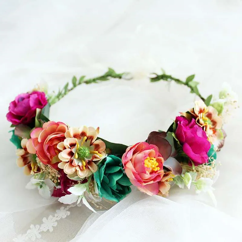 HIYONG 2019 New Summer Style Wedding Headwear Flower Crown Women Flower Headdress Decoration Seaside Resort Hair Accessories
HIYONG 2019 New Summer Style Wedding Headwear Flower Crown Women Flower Headdress Decoration Seaside Resort Hair Accessories