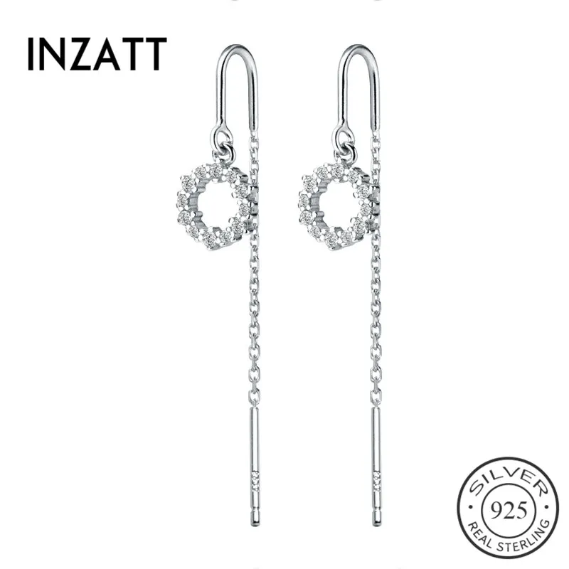 INZATT Real 925 Sterling Silver BOhemia Drop Earrings Geometric Round Elegant Short Tassel Earrings For Women Fine Jewelry
INZATT Real 925 Sterling Silver BOhemia Drop Earrings Geometric Round Elegant Short Tassel Earrings For Women Fine Jewelry