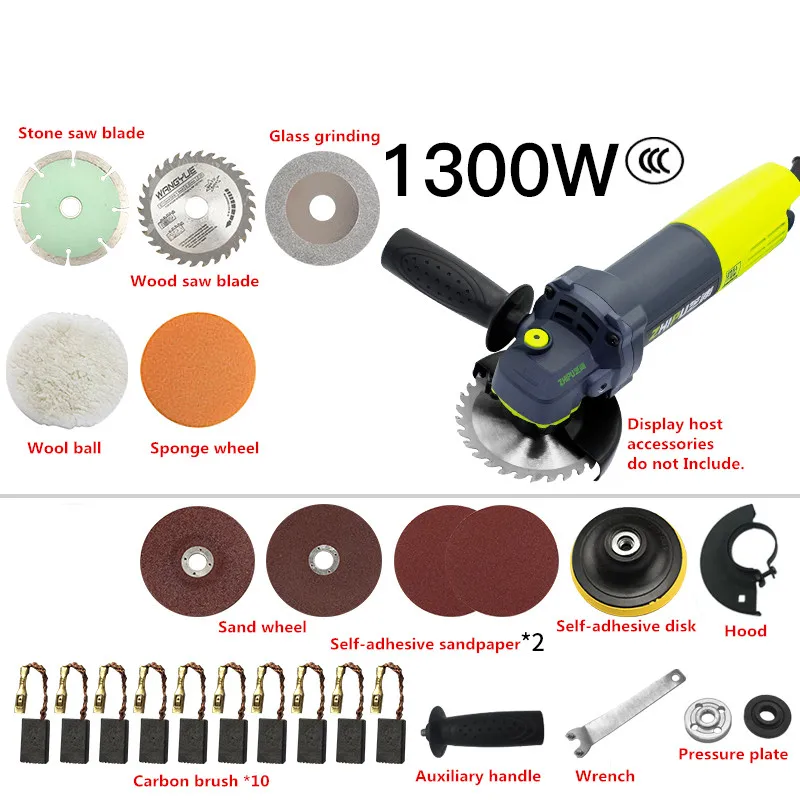 220V Multifunctional Angle Grinder Abrasive-wheel cutting machine Metal Polishing machine 1300W Y
220V Multifunctional Angle Grinder Abrasive-wheel cutting machine Metal Polishing machine 1300W Y