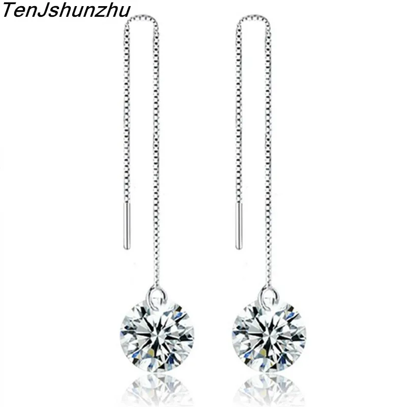 TenJshunzhu 2017 Austrian Cystal Earrings Ear Wire Chain Long Earrings for Women eh318
TenJshunzhu 2017 Austrian Cystal Earrings Ear Wire Chain Long Earrings for Women eh318