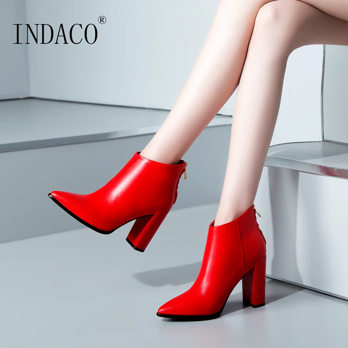 Boots Women Red Leather Fashion Women Shoes Thick High Heel Winter Boots Women Botas Mujer 9.5cm
Boots Women Red Leather Fashion Women Shoes Thick High Heel Winter Boots Women Botas Mujer 9.5cm