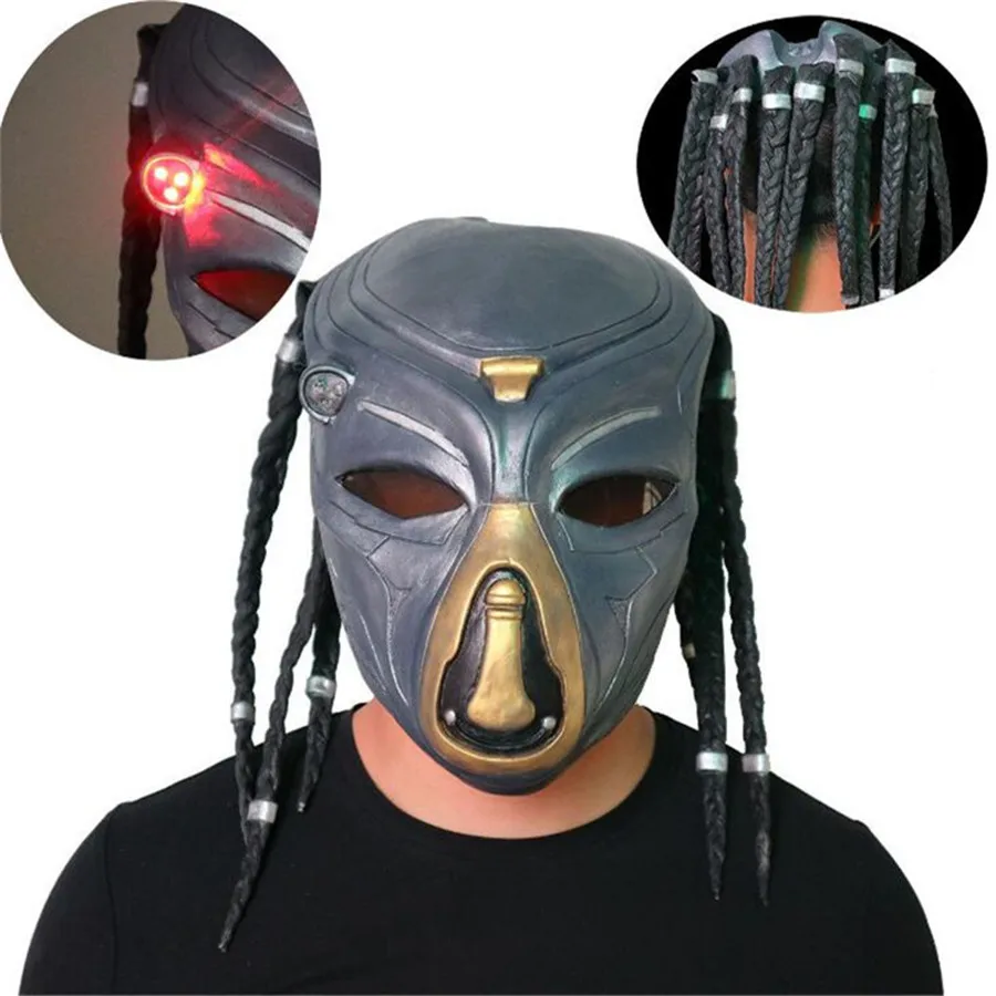 Wolf Predator Masque Masks The Predator Latex mask Led Flash Light Colorful Masks Cosplay Costume Prop Mask
Wolf Predator Masque Masks The Predator Latex mask Led Flash Light Colorful Masks Cosplay Costume Prop Mask