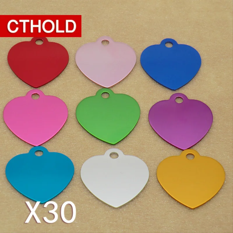 CTHOLD 30pcs heart customized Pet ID Tags Custom Collars for Dogs cat Customized Personalized Pet Dog Name DIY Logo name home
CTHOLD 30pcs heart customized Pet ID Tags Custom Collars for Dogs cat Customized Personalized Pet Dog Name DIY Logo name home